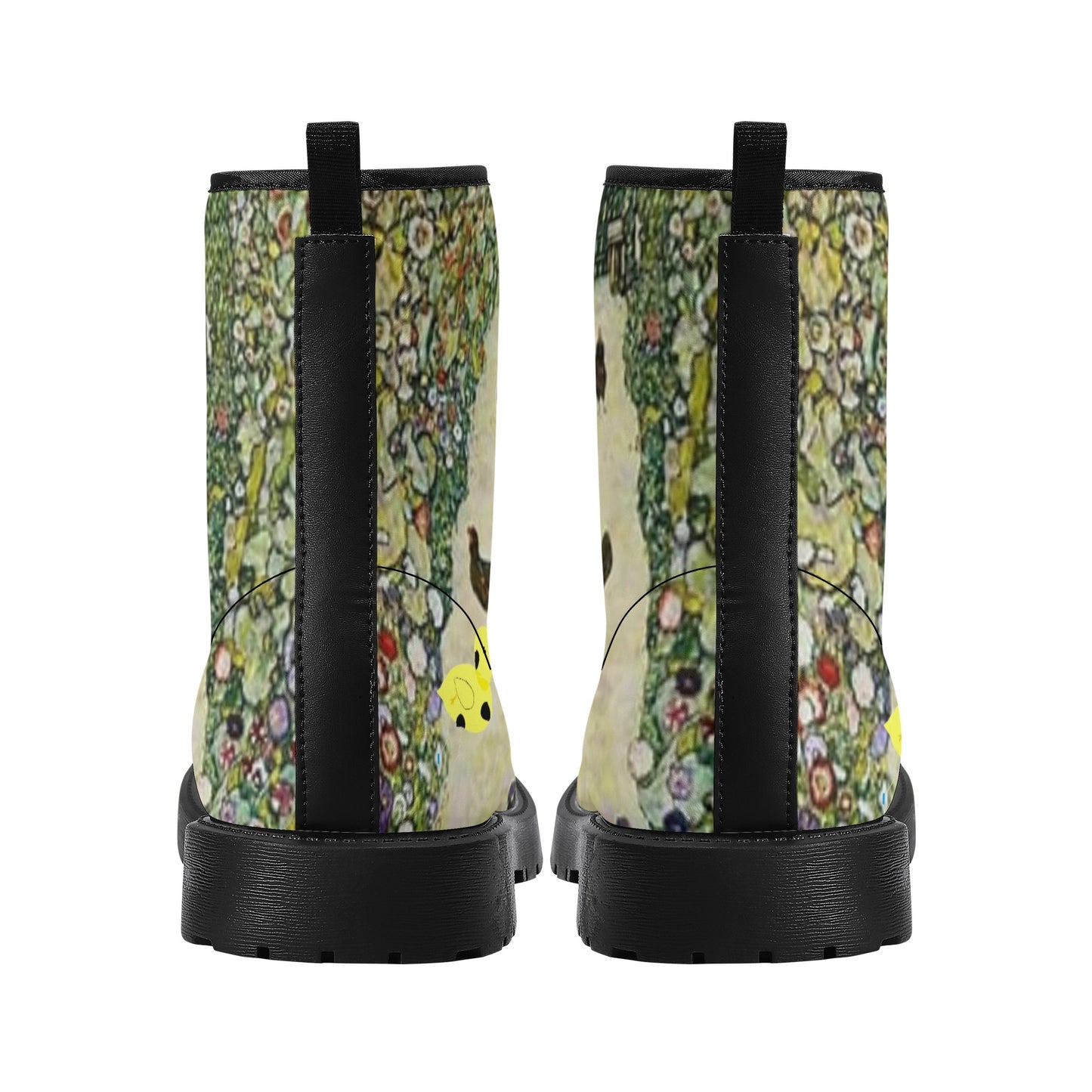 Myrtle and Gustavs Chickens by D.B. Womens Vegan Leather Boots