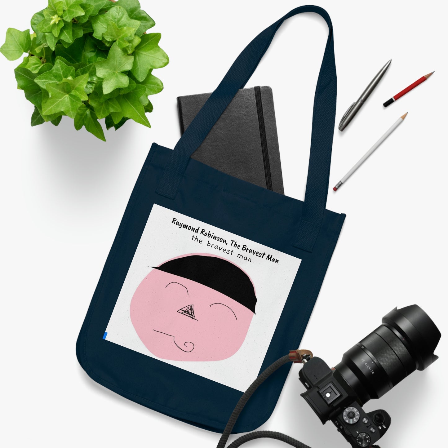 Raymond Robinson, the Bravest Man Organic Canvas Tote Bag