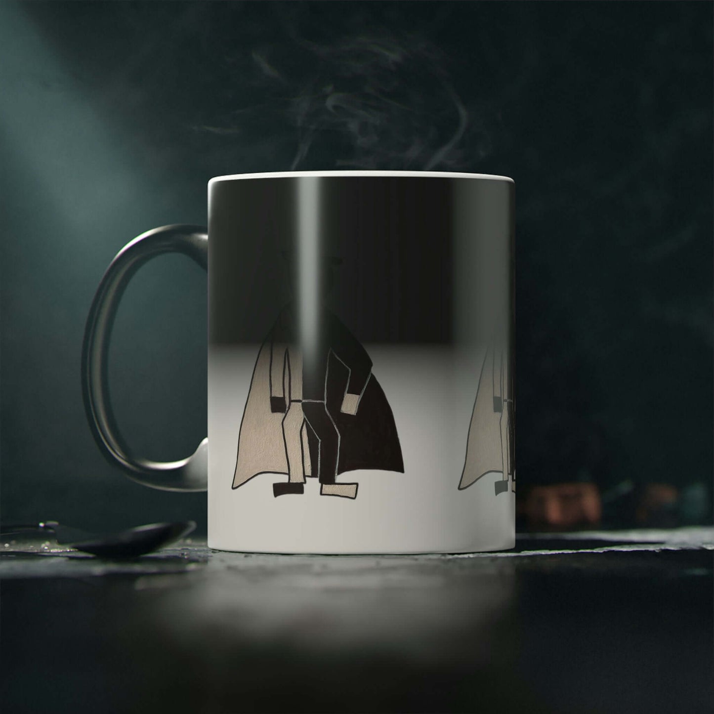 'Untitled' by D.B. 2022 on Magic Colour Changing Mug