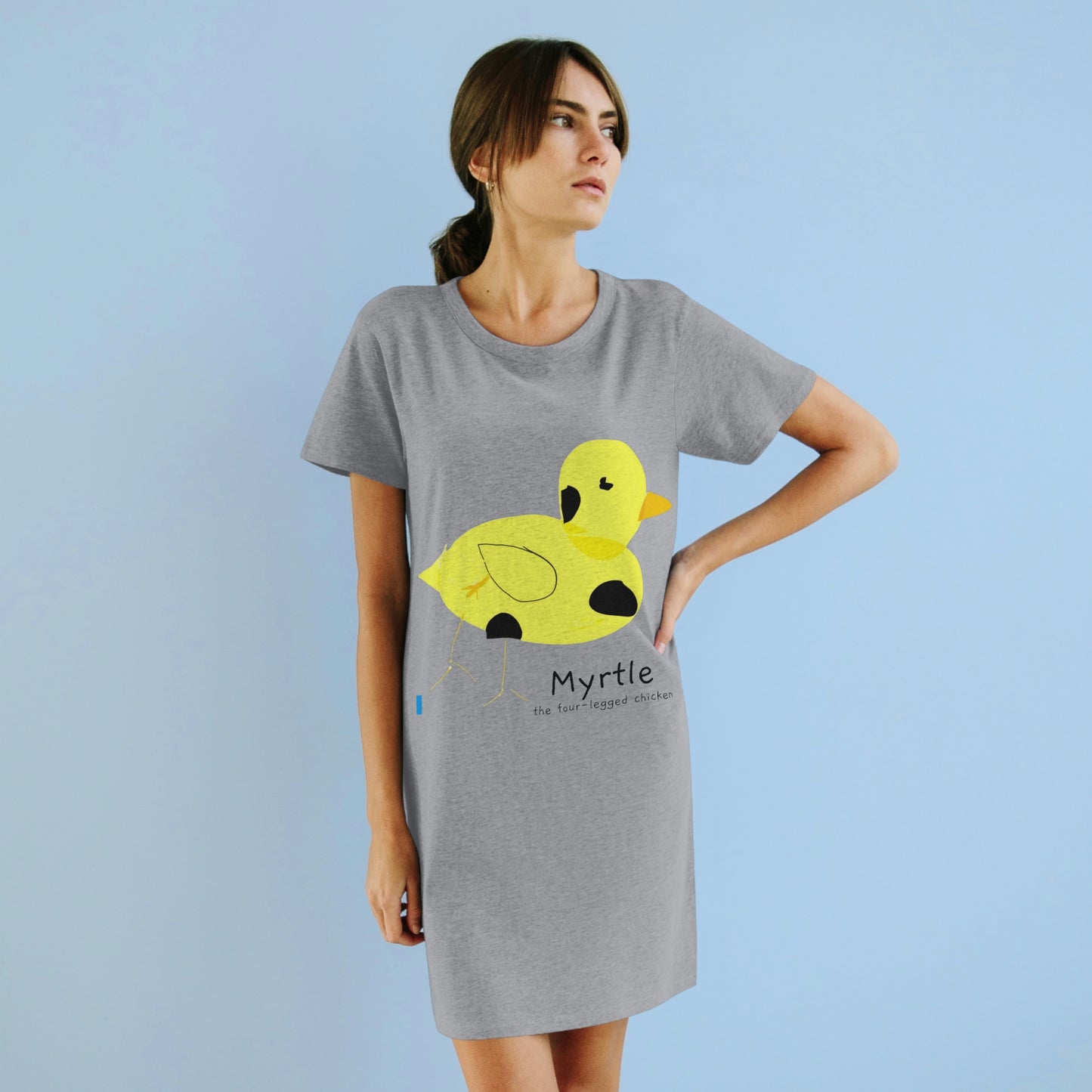 Myrtle the Four-Legged Chicken Nightie/Sleepwear/Organic T-Shirt Dress