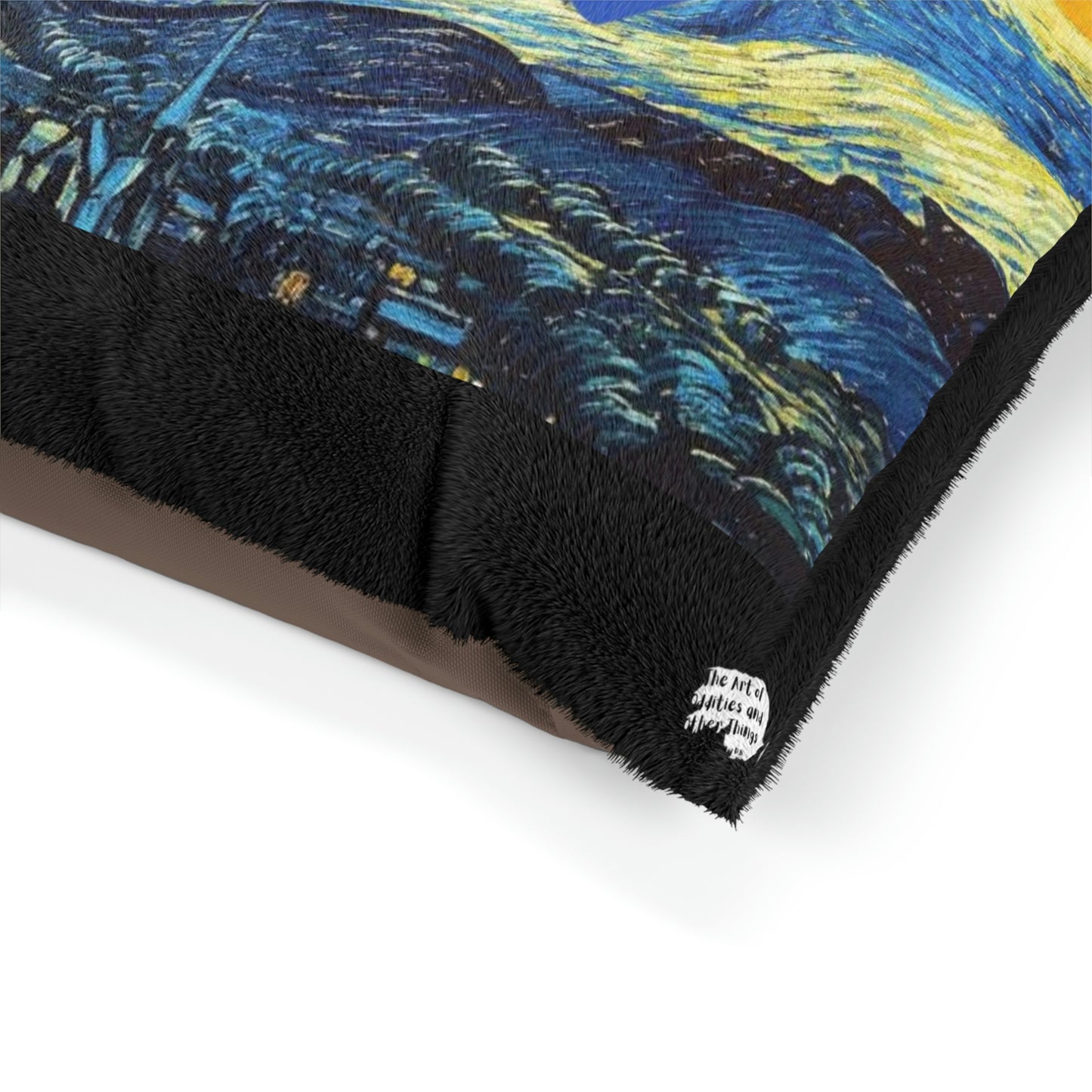 Luxury Pet Bed with Oddly Starry Night by D.B. Print