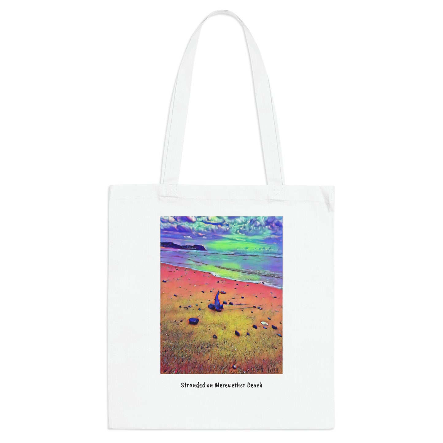 Stranded on Merewether Beach by D.B. Tote Bag